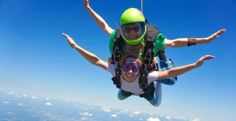 skydiving